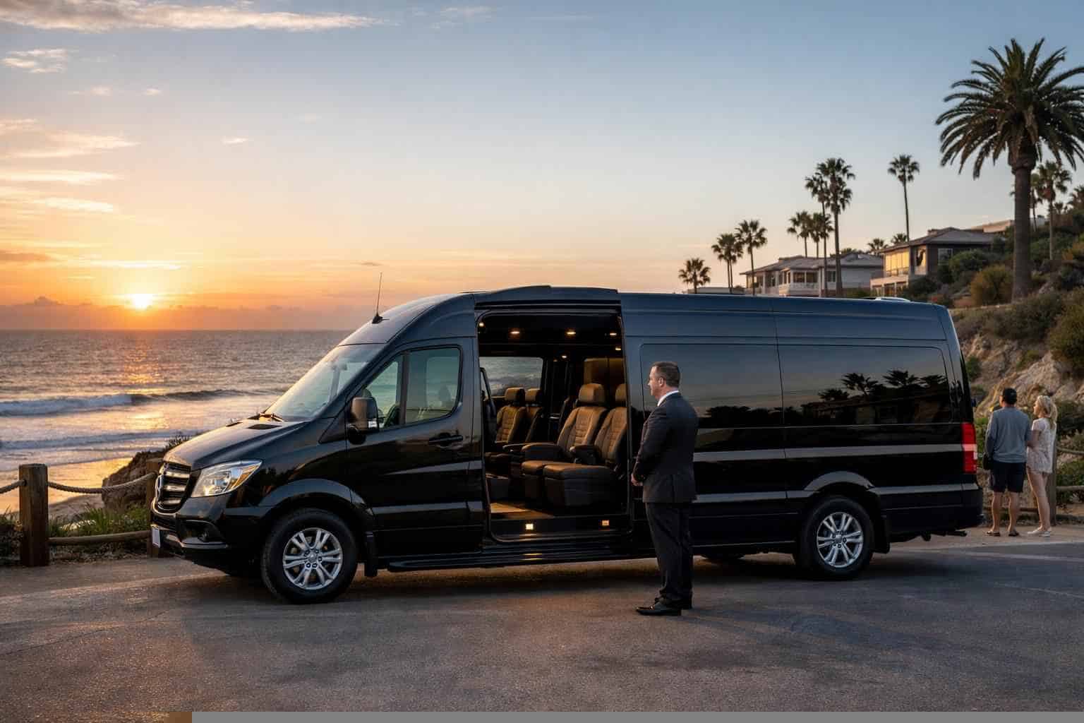 Best Passenger Van with Driver in Solana Beach California