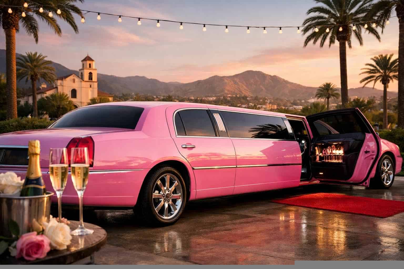 Best Pink Limo Rental in Escondido California