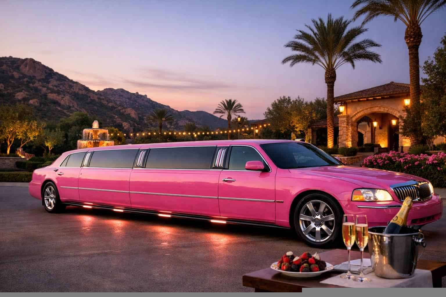 Best Pink Limo Rental in Poway California