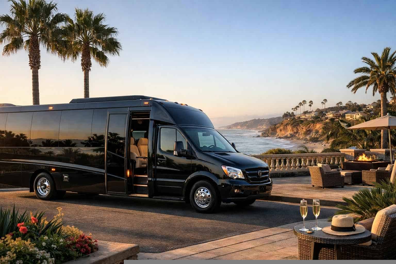 Best Shuttle Bus Rental in Del Mar California