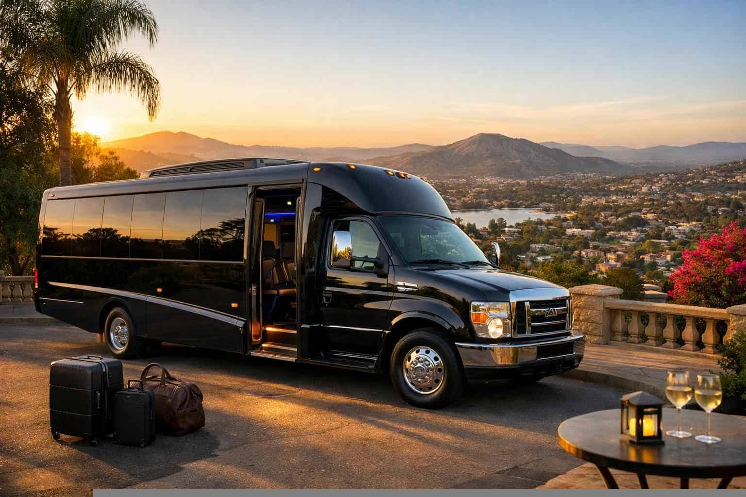 Best Shuttle Bus Rental in La Mesa California