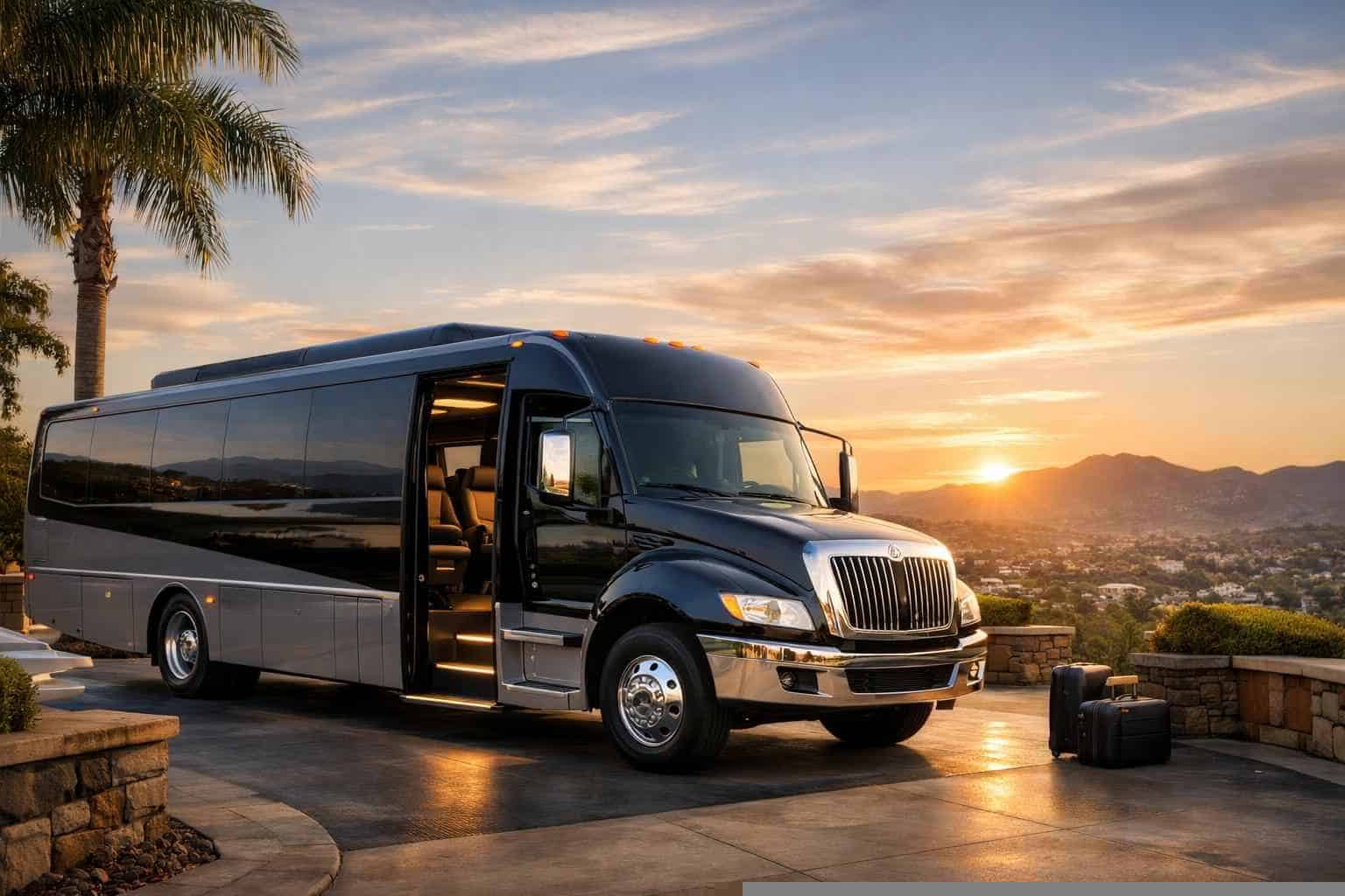 Best Shuttle Bus Rental in Vista California