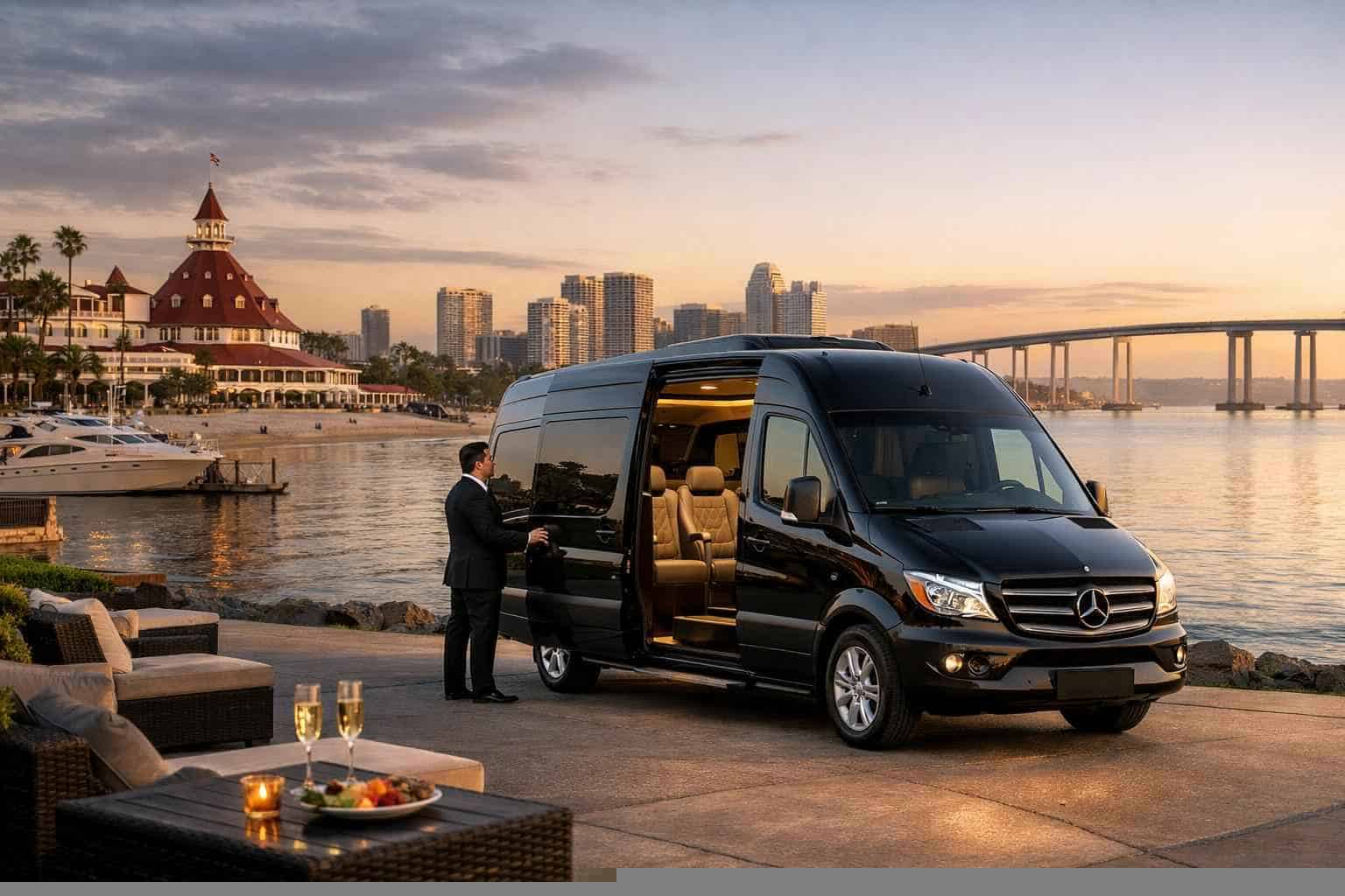 Best Sprinter Van Rental with Driver in Coronado California