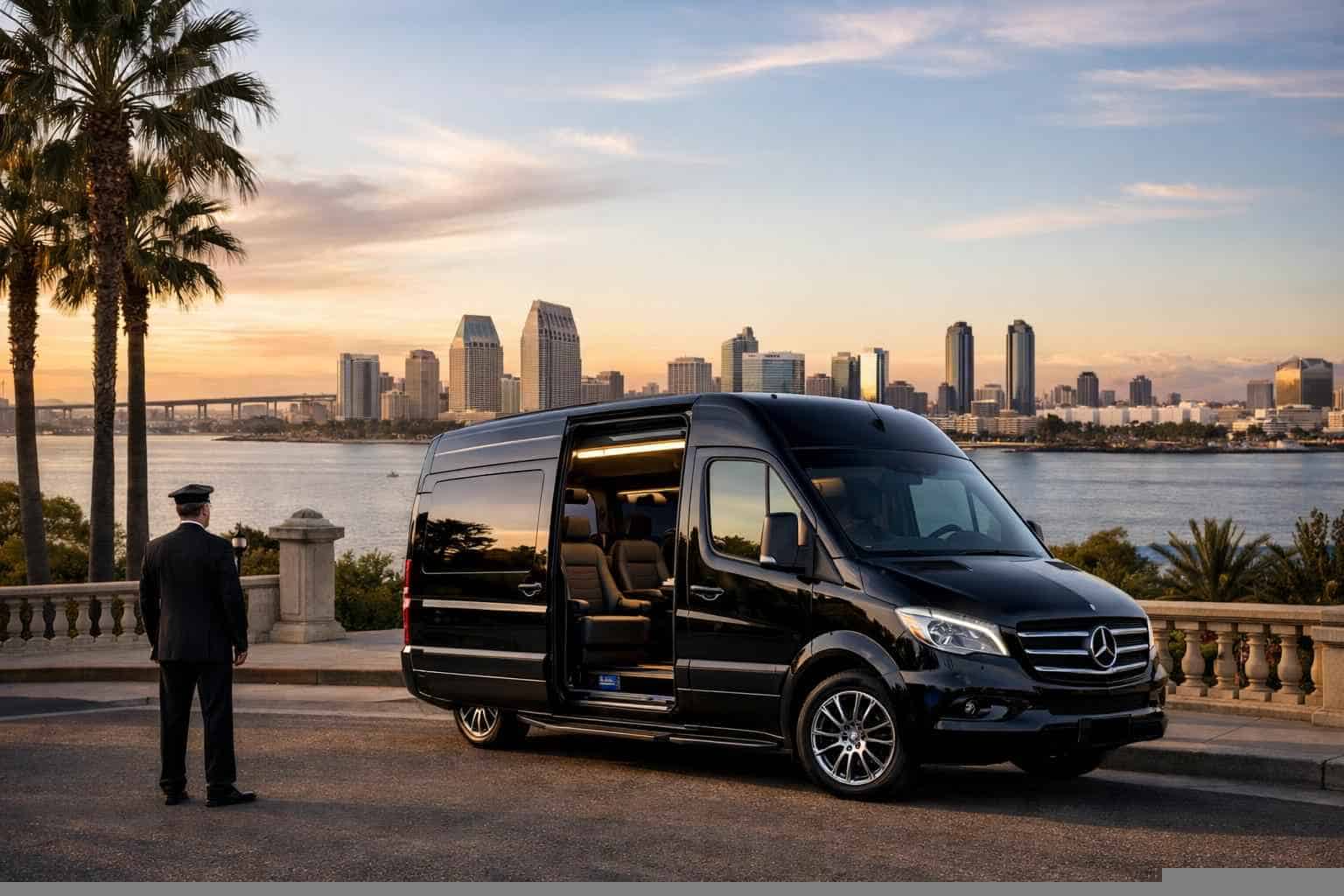 Best Sprinter Van Rental with Driver in San Diego California