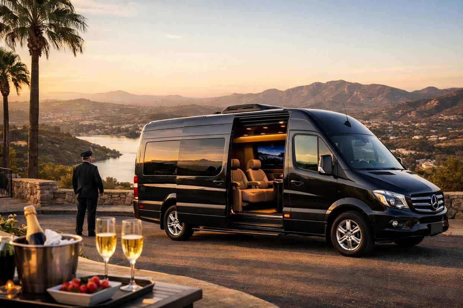 Best Sprinter Van Rental with Driver in San Marcos California