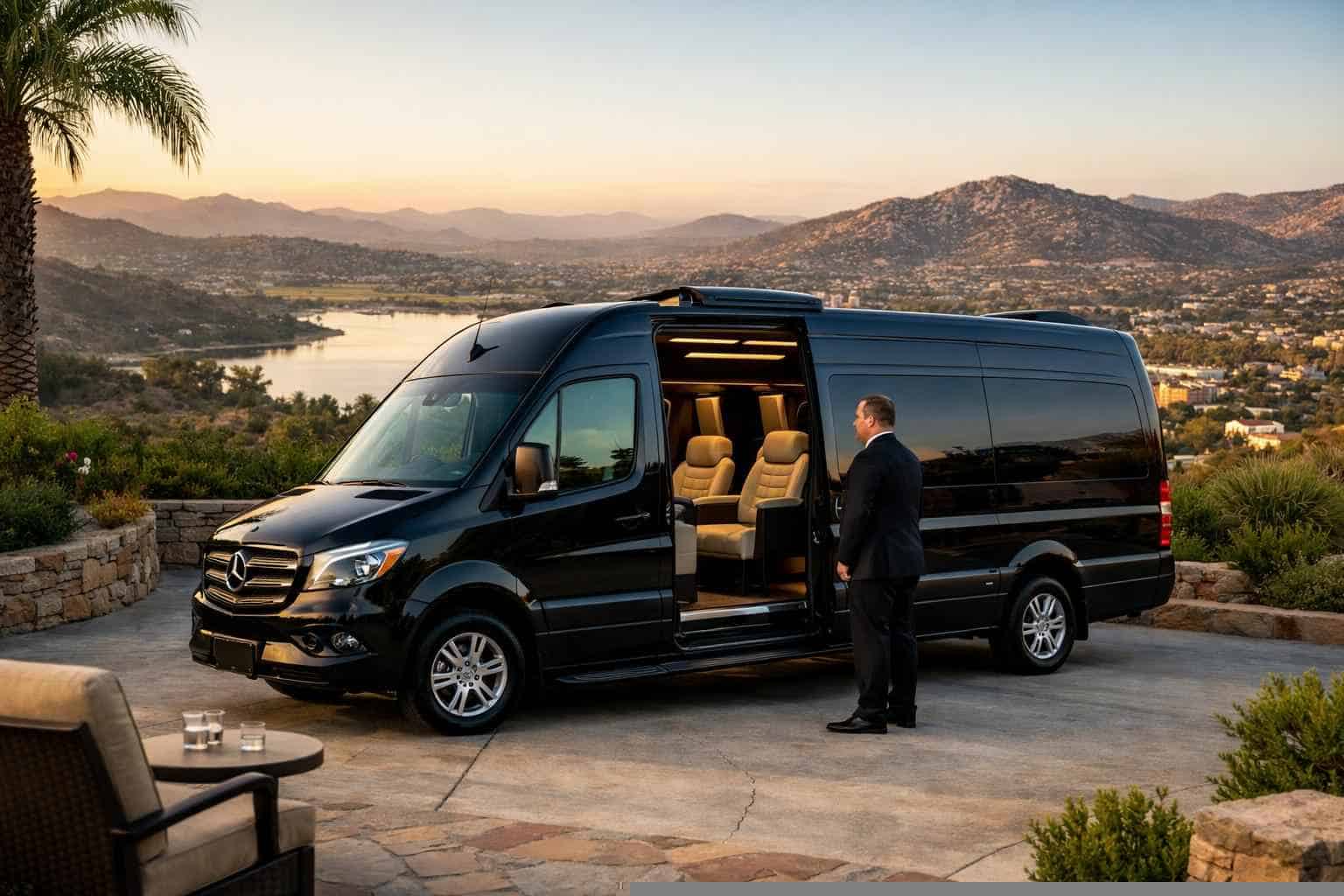 Best Sprinter Van Rental with Driver in Santee California