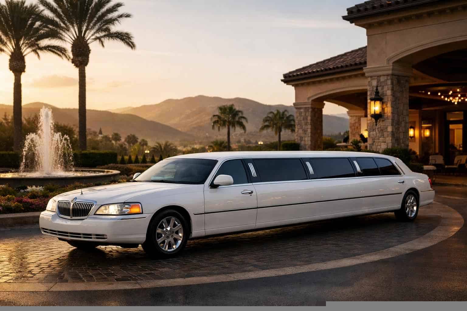 Best White Limo Rental in El Cajon California