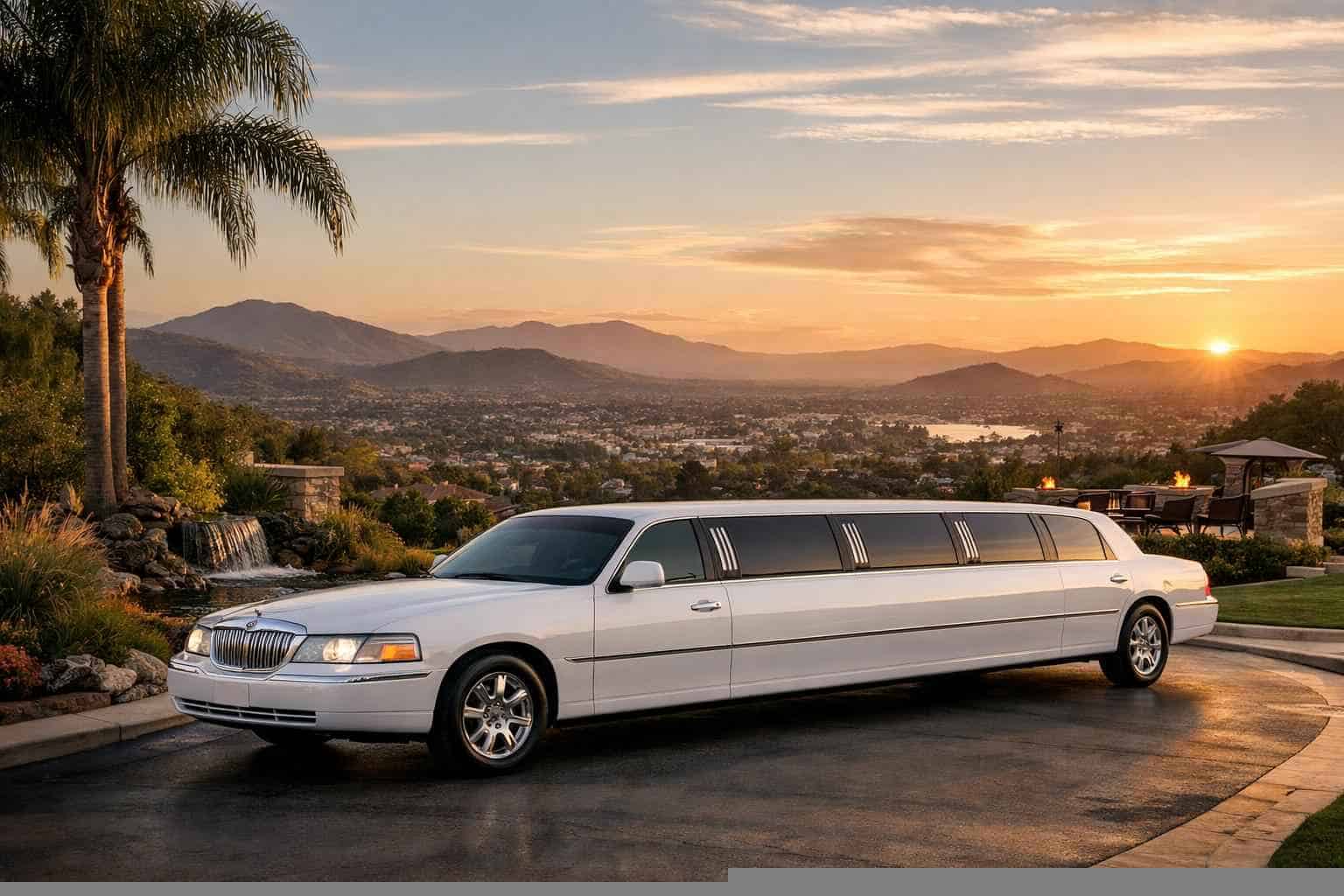 Best White Limo Rental in Escondido California