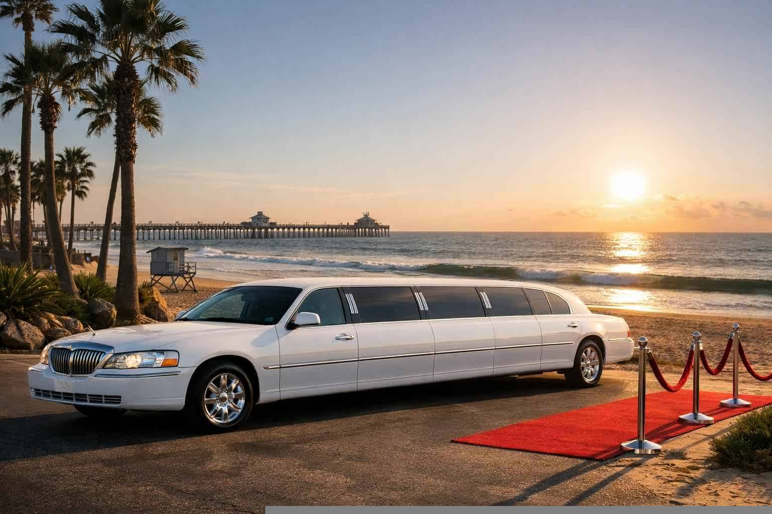 Best White Limo Rental in Imperial Beach California