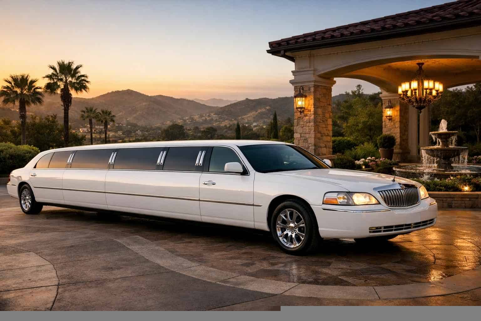 Best White Limo Rental in Poway California