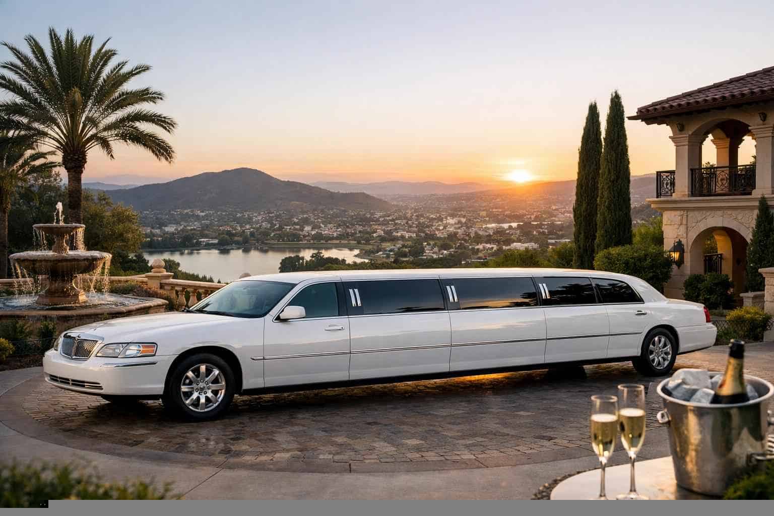 Best White Limo Rental in San Marcos California