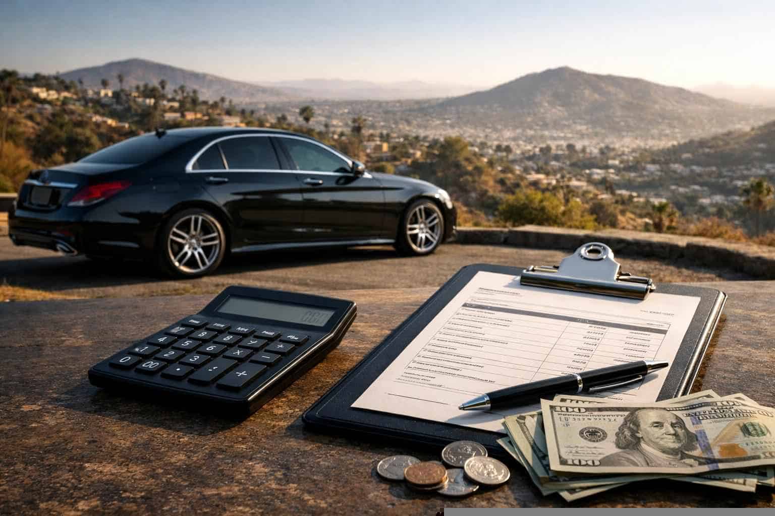 Black Car Service Prices in La Mesa CA