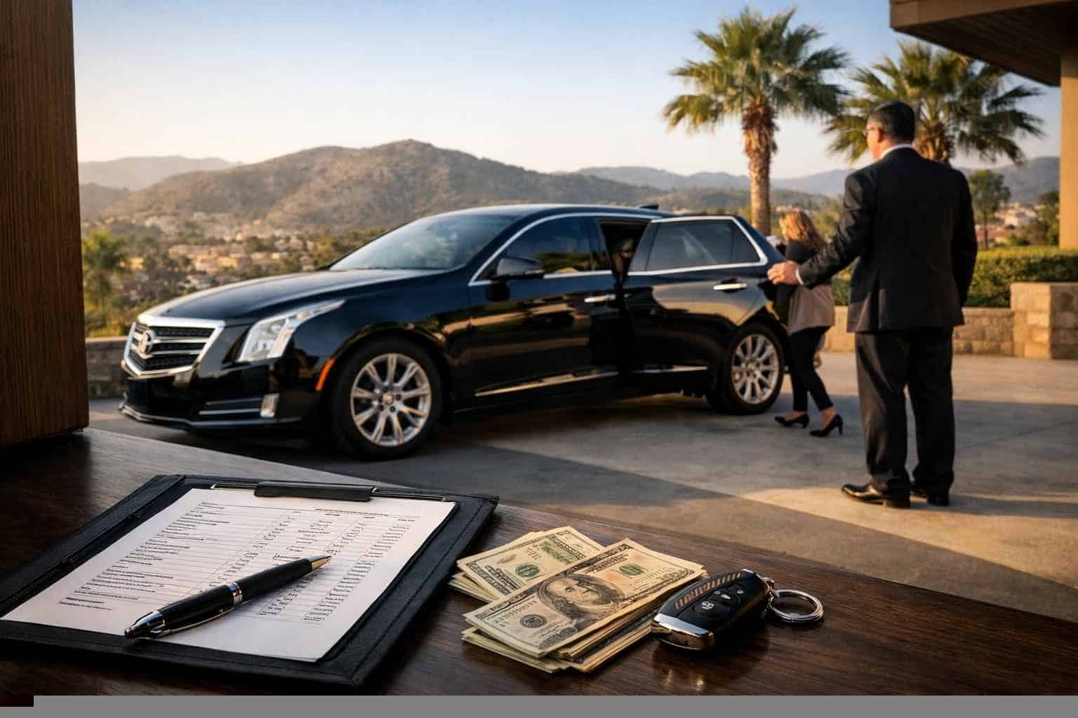 Black Car Service Prices in Poway CA