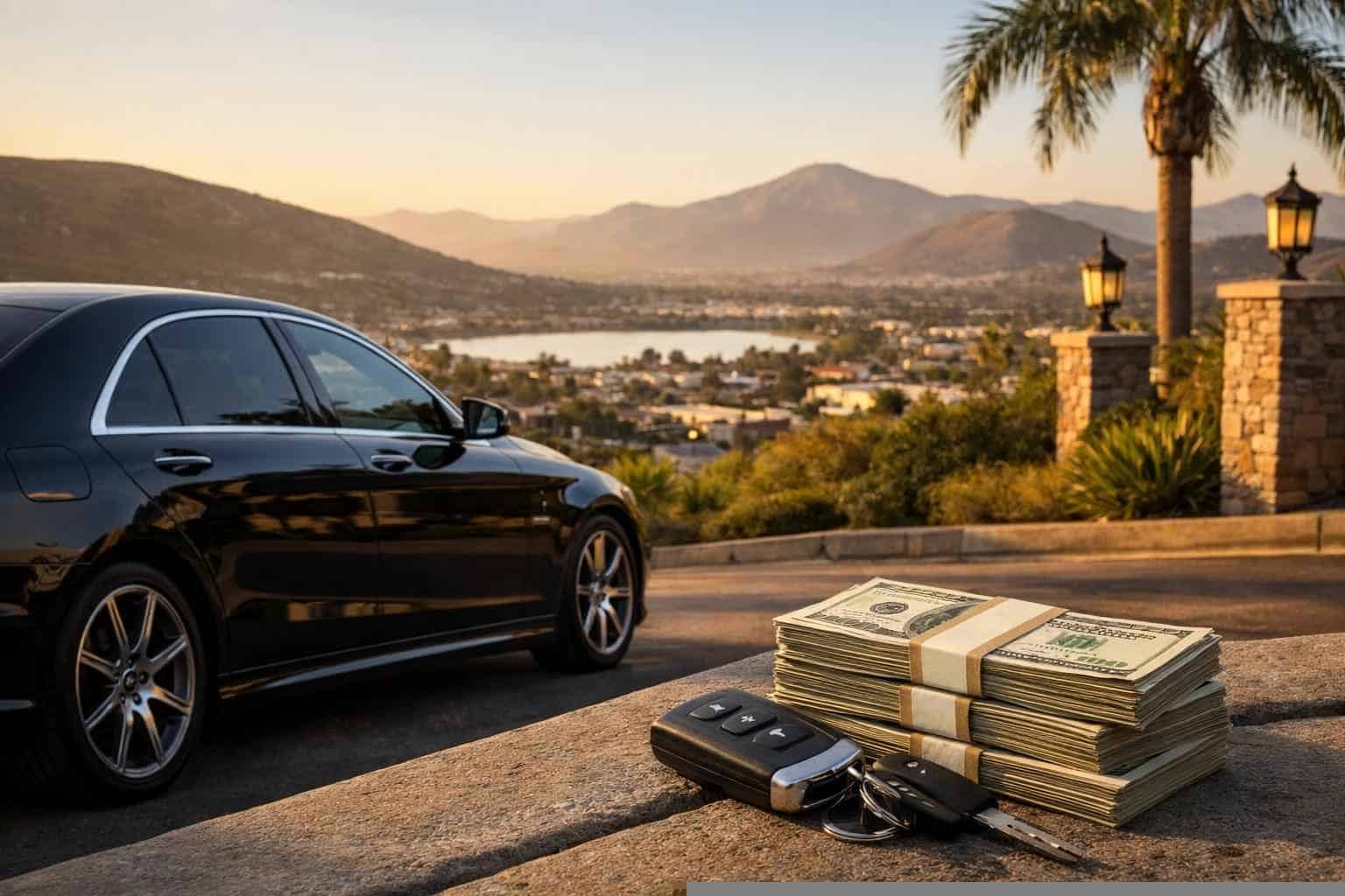 Black Car Service Prices in Santee CA