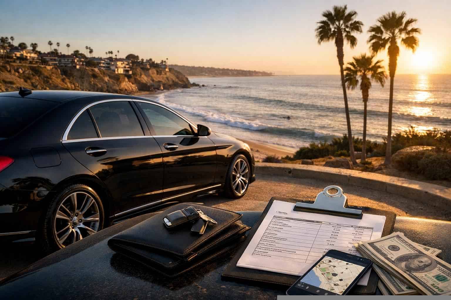 Black Car Service Prices in Solana Beach CA