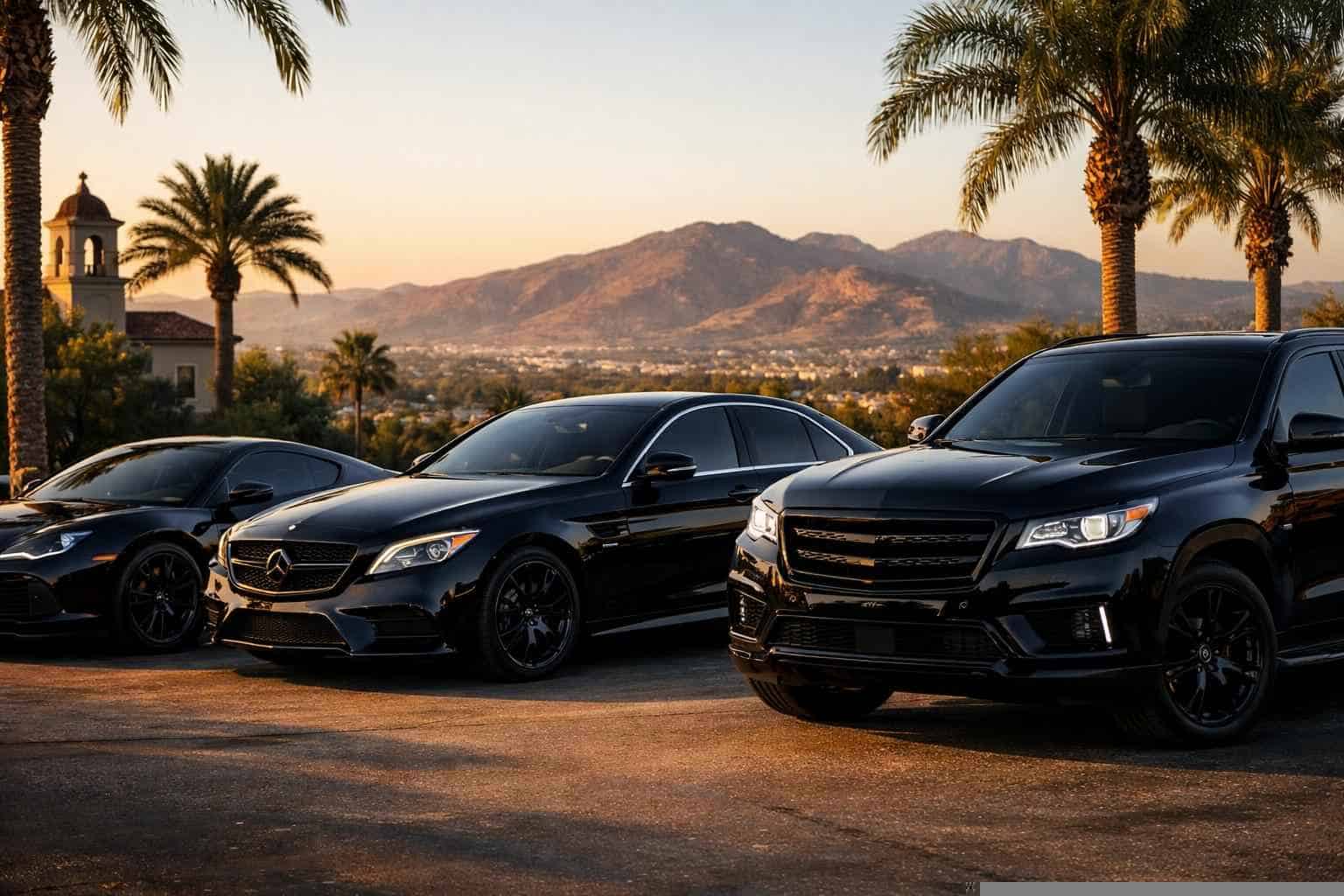 Black Cars in Escondido California