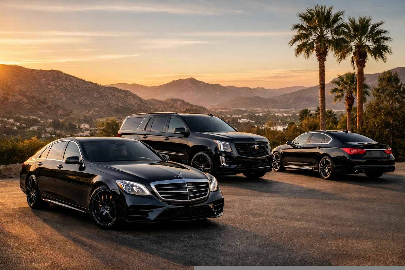 Black Cars in Poway California