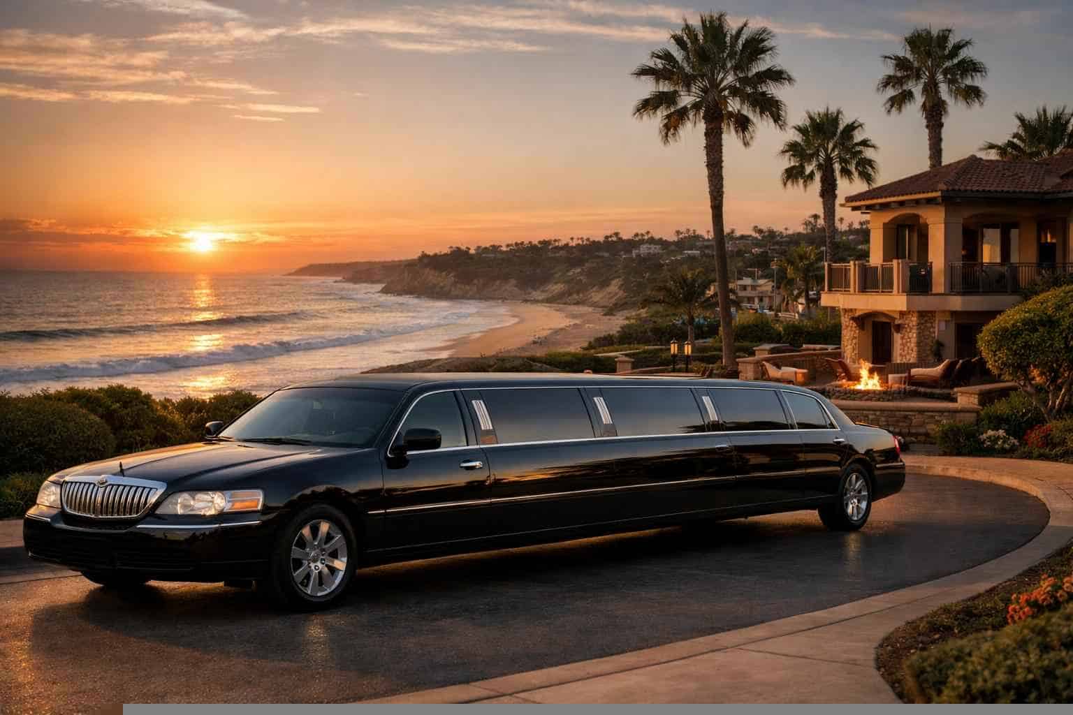 Black Limo Rental Del Mar CA