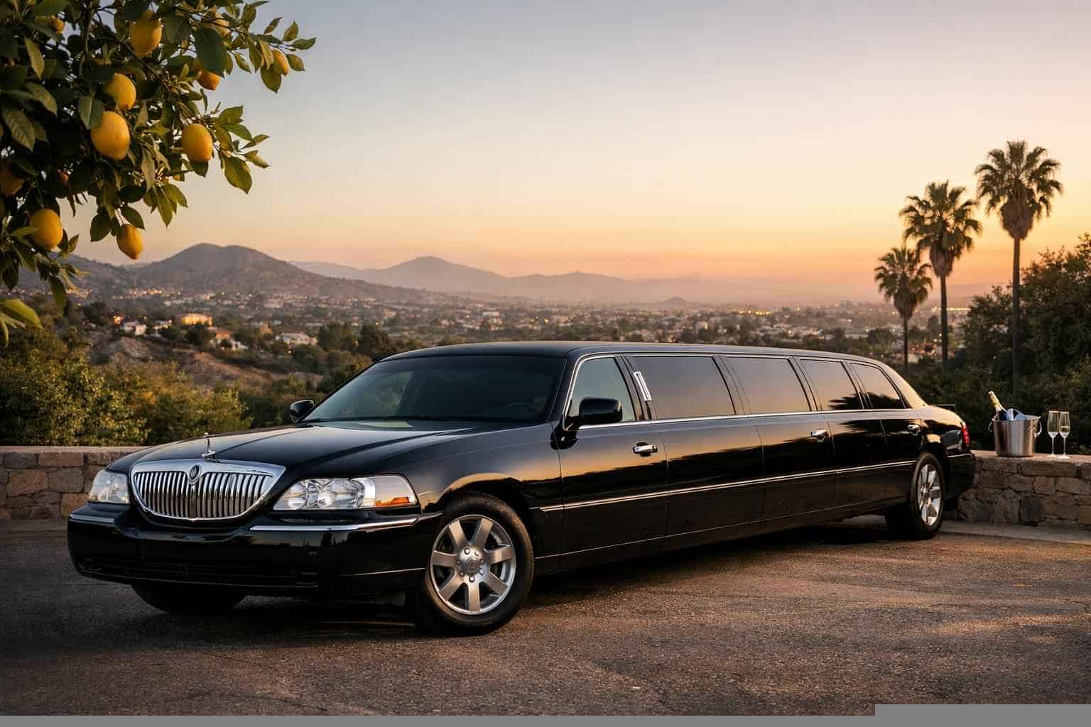 Black Limo Rental Lemon Grove CA