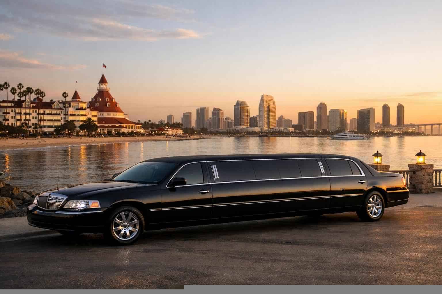 Black Limo Rental Near Me Coronado CA
