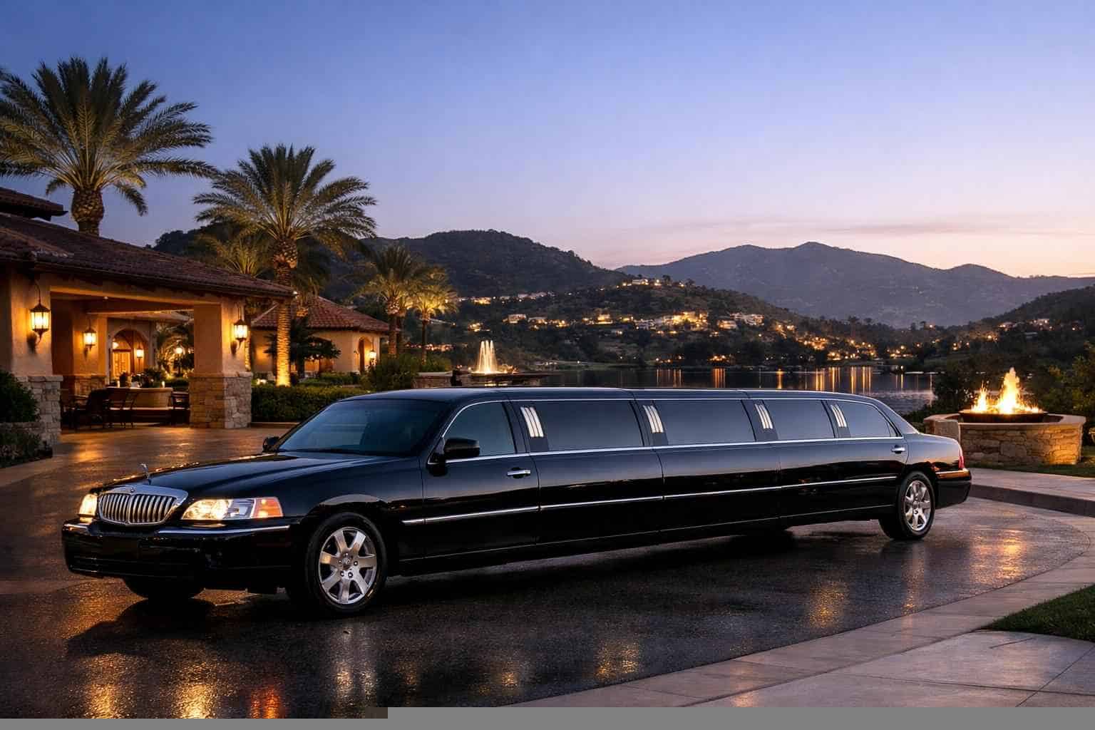 Black Limo Rental Near Me Escondido CA