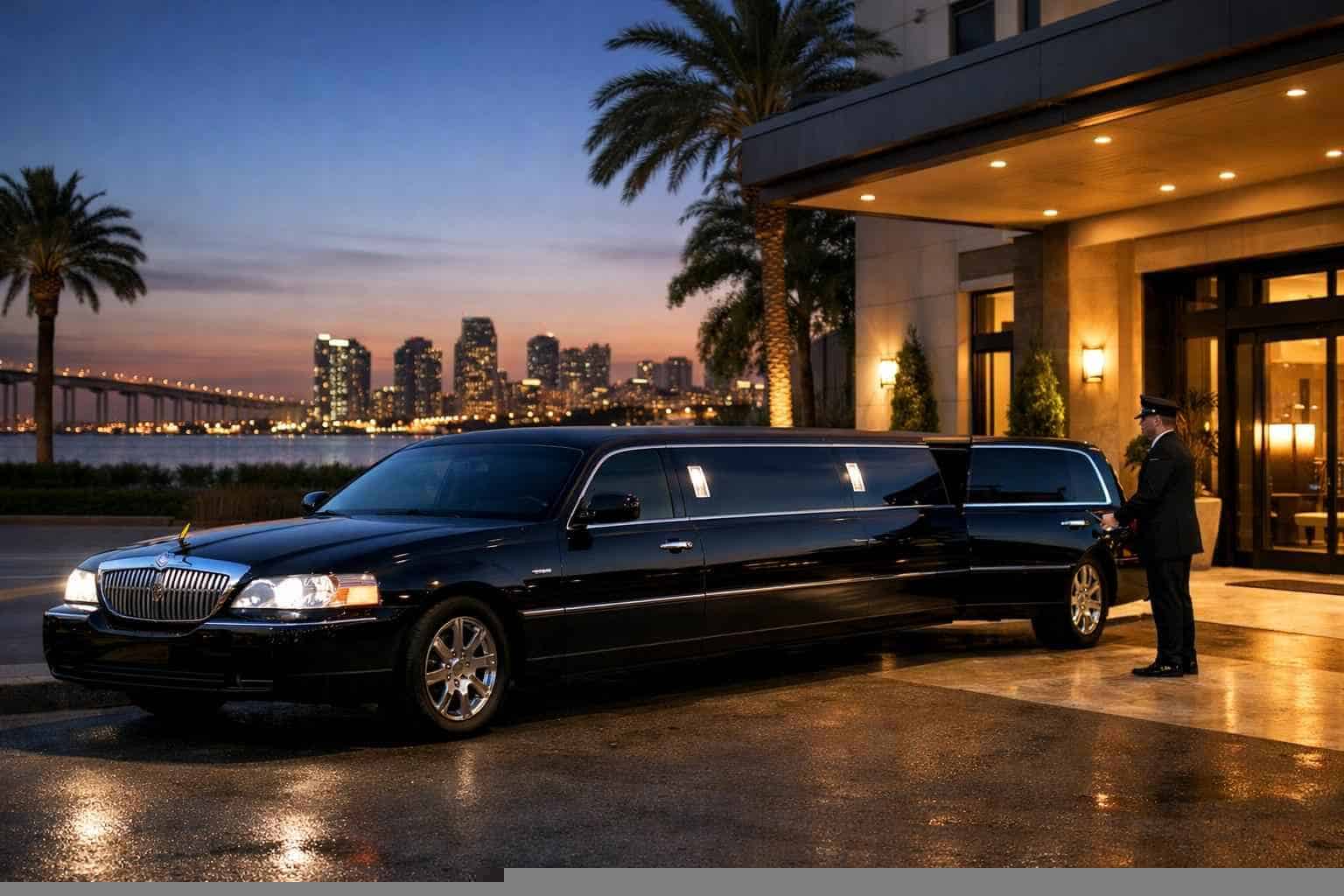 Black Limo Rental Near Me National City CA