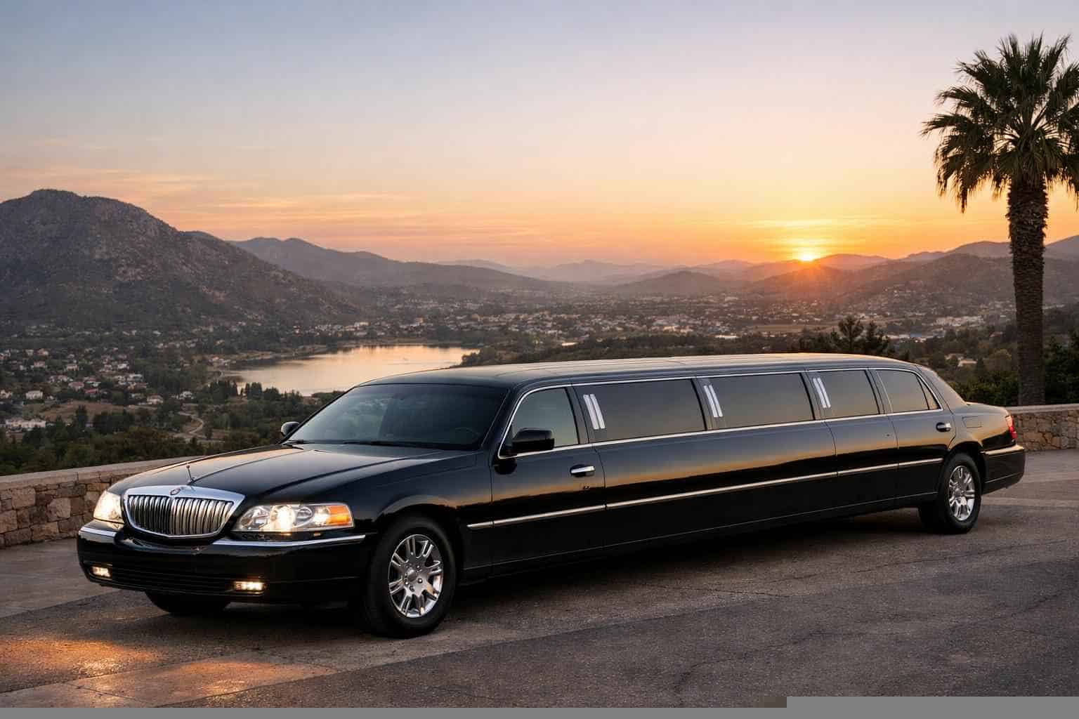 Black Limo Rental Near Me Santee CA