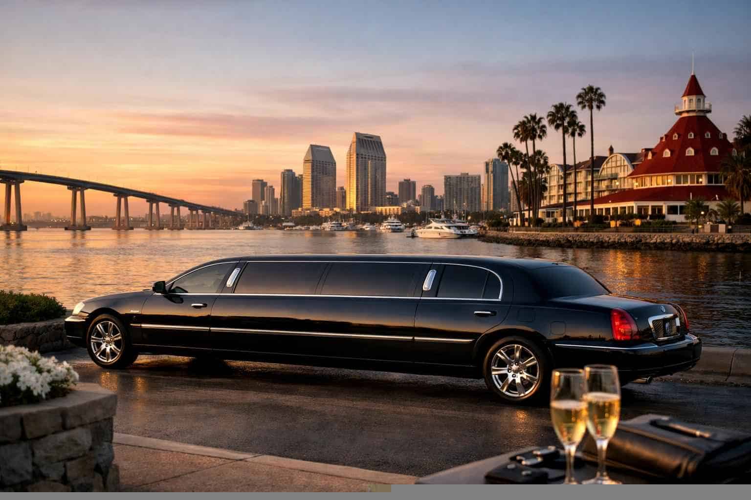 Black Limo Rental Prices in Coronado CA