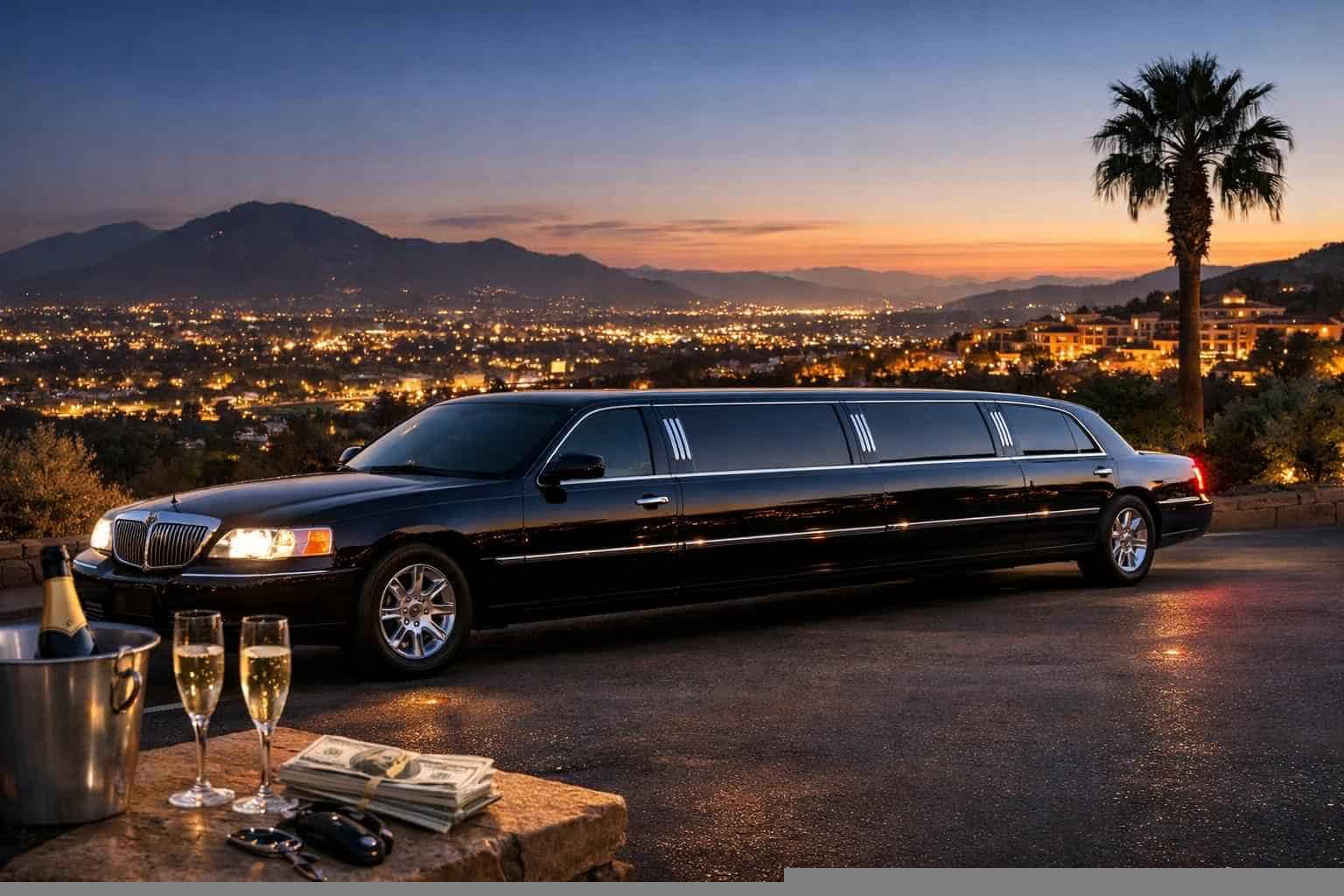 Black Limo Rental Prices in Escondido CA