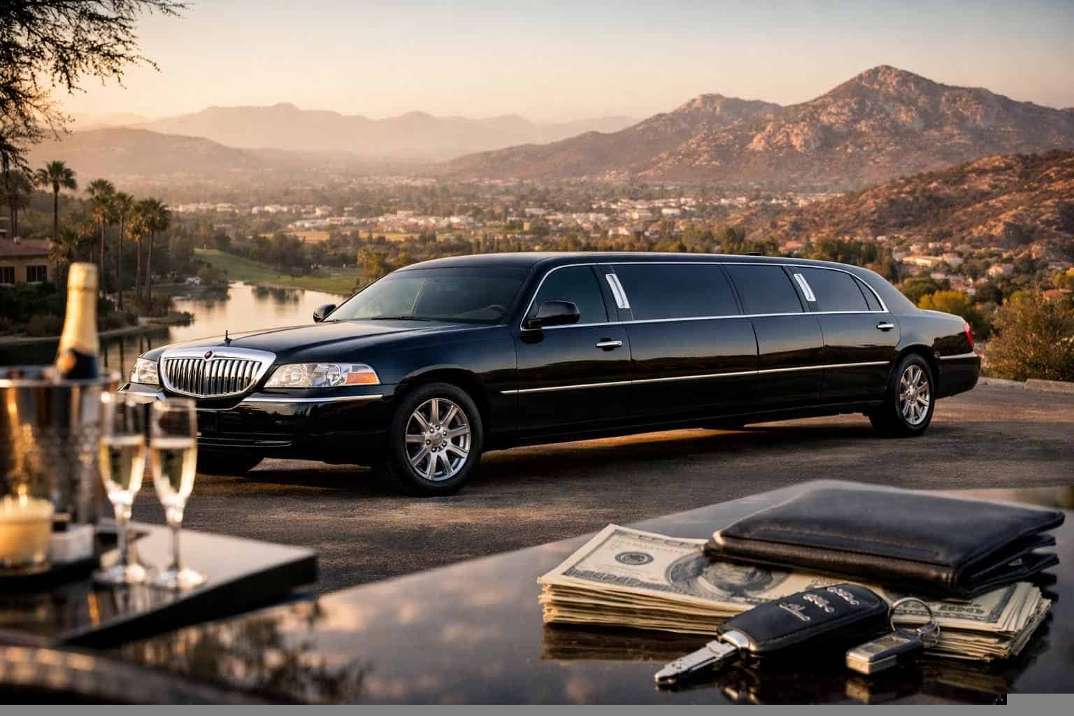 Black Limo Rental Prices in Poway CA