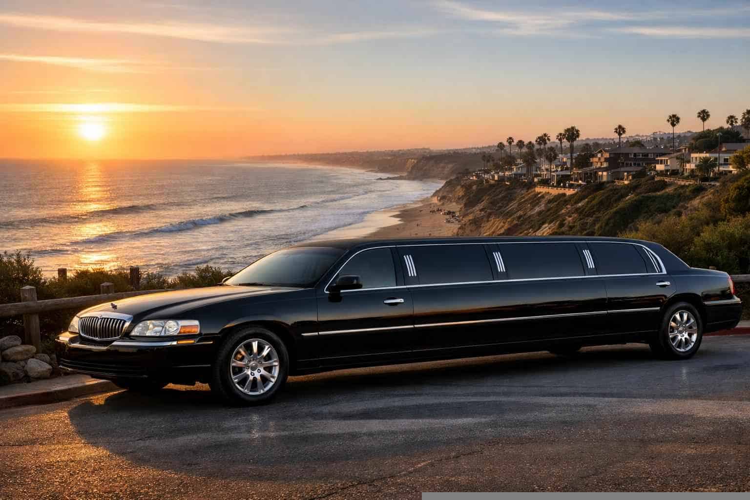 Black Limo Rental Prices in Solana Beach CA