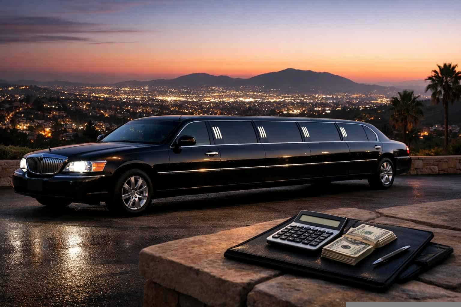Black Limo Rental Prices in Vista CA