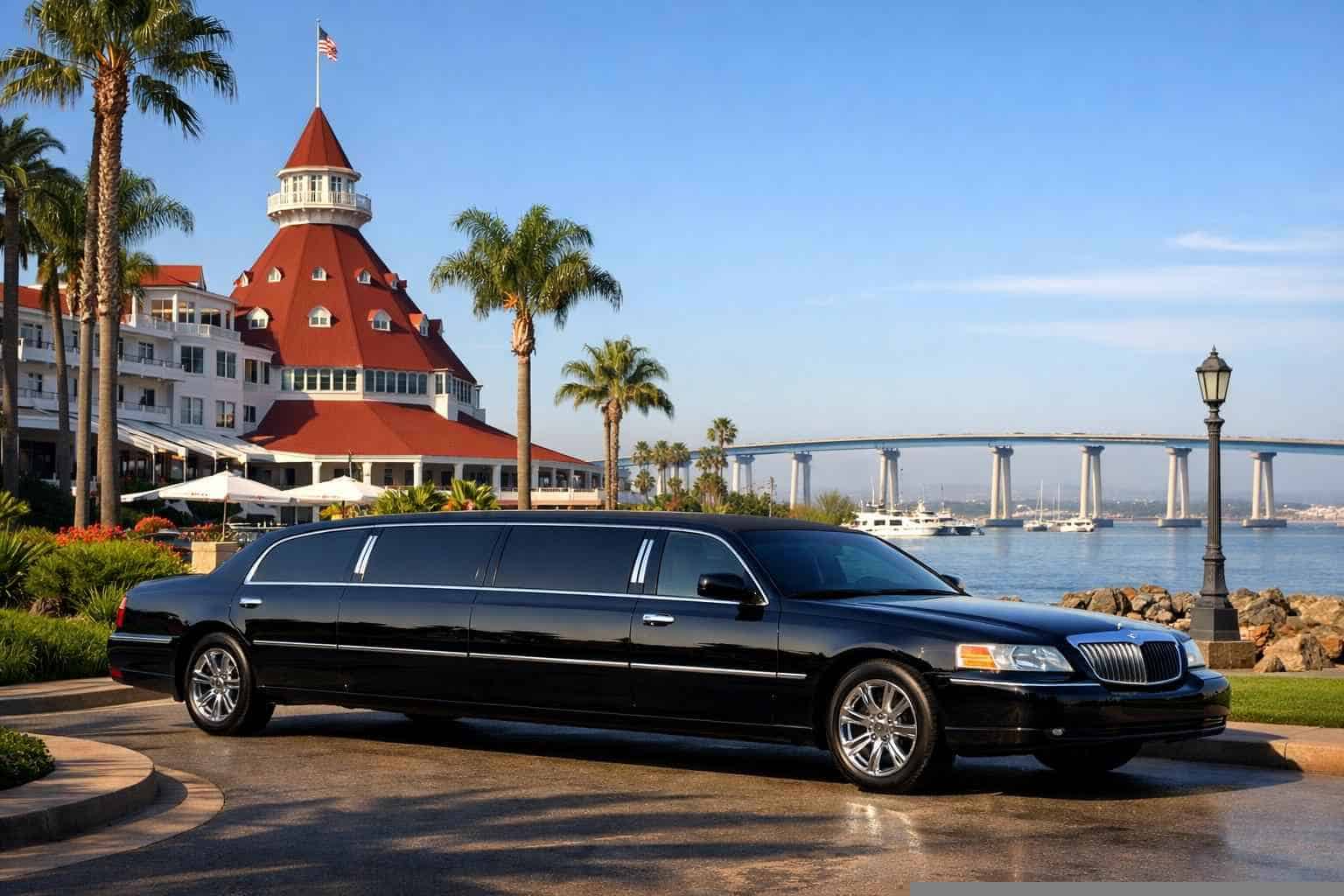 Black Limo Rental Services in Coronado
