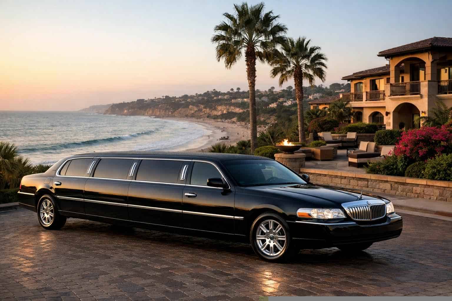 Black Limo Rental Services in Del Mar