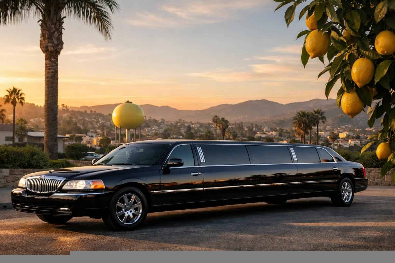 Black Limo Rental Services in Lemon Grove