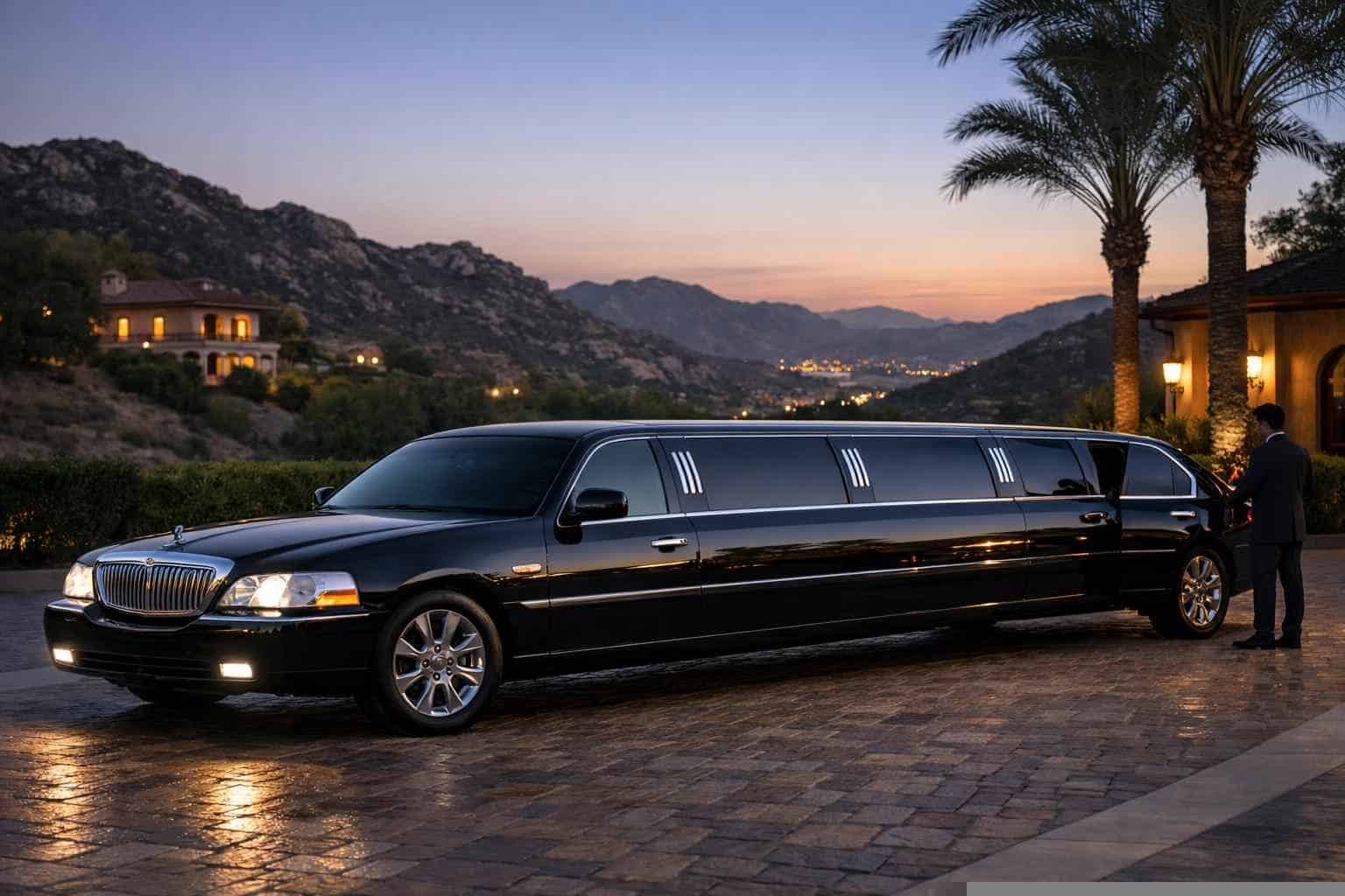 Black Limo Rental Services in Poway