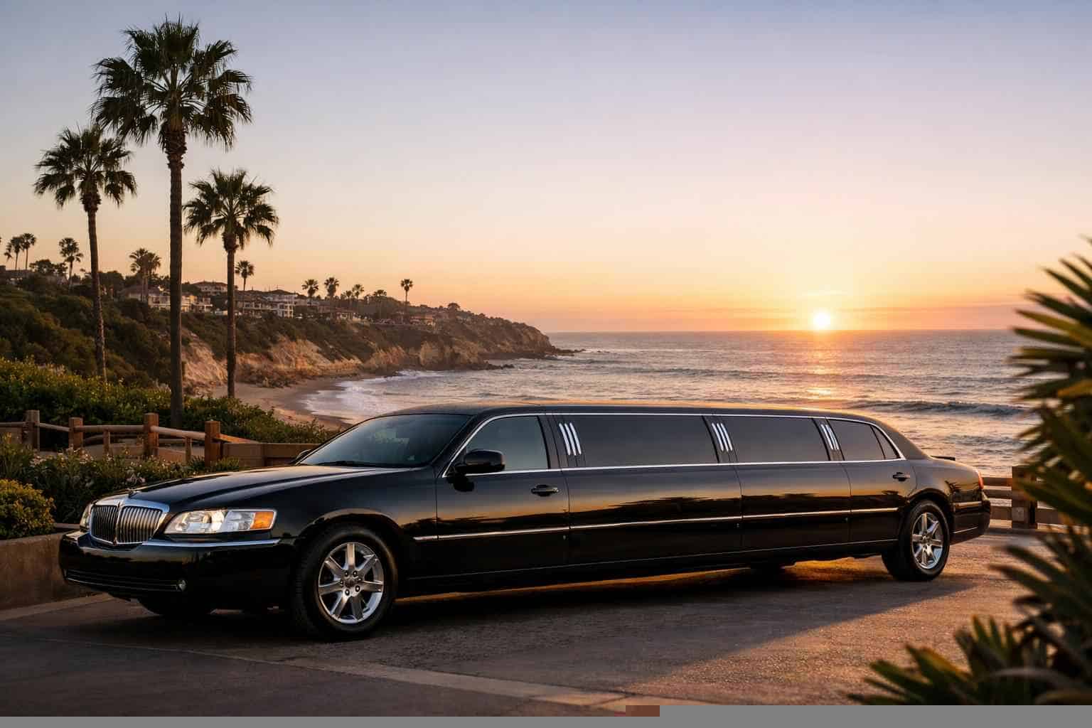 Black Limo Rental Solana Beach CA
