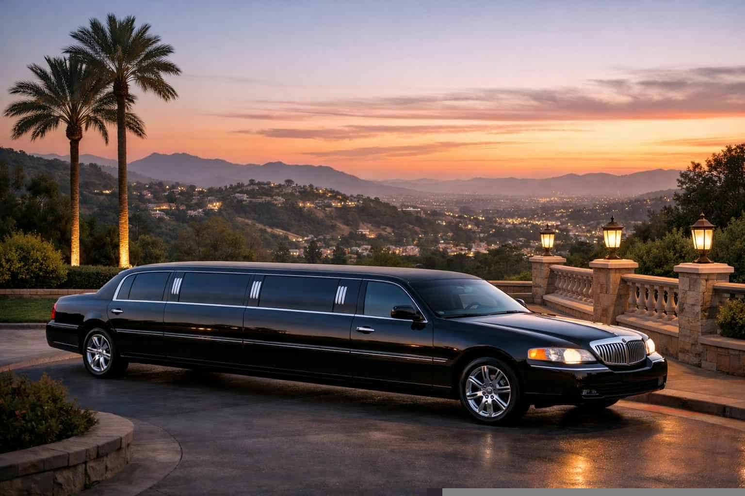Black Limo Rental Vista CA