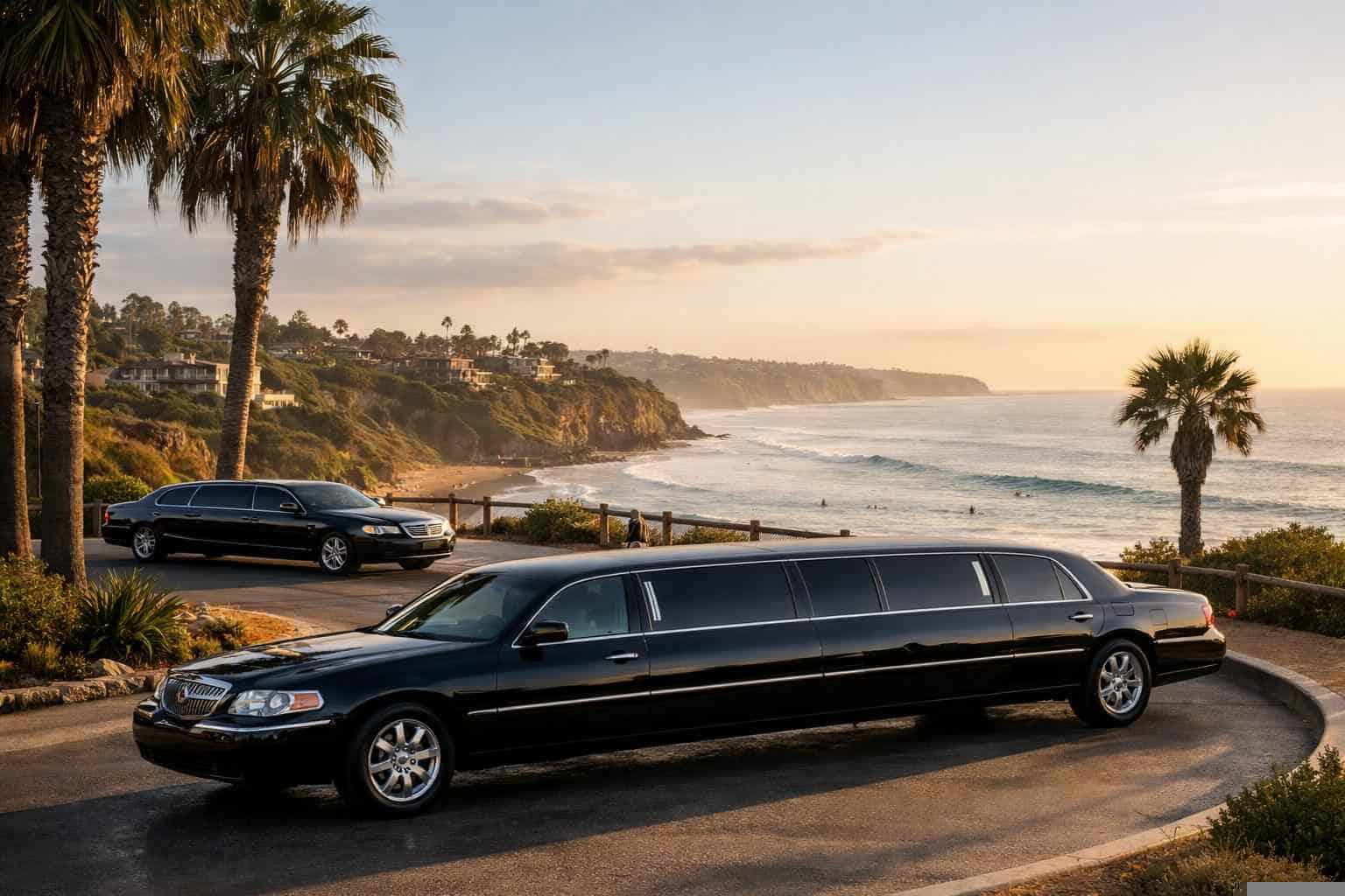 Black Limousines in Encinitas California