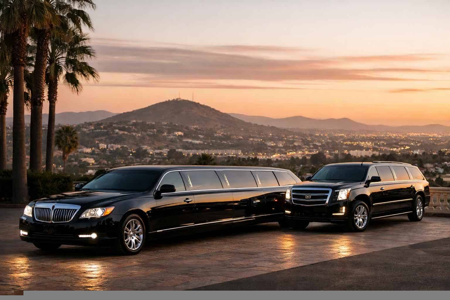 Black Limousines in La Mesa California