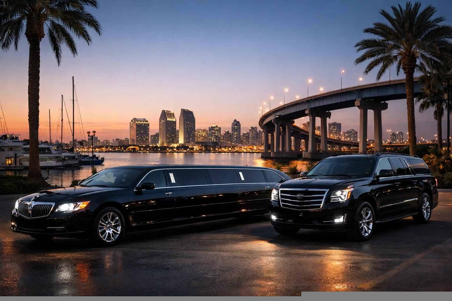 Black Limousines in National City California