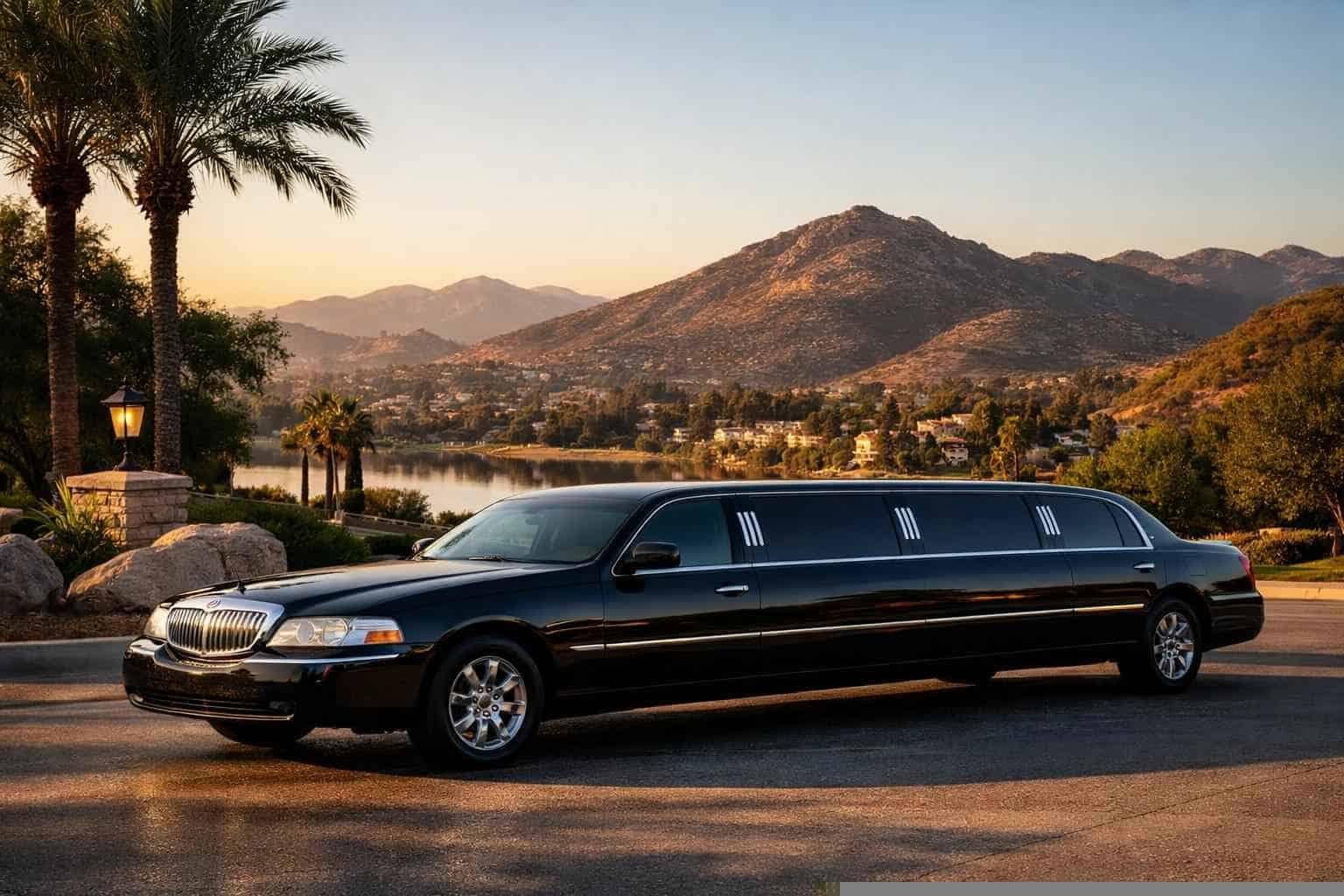 Black Limousines in Poway California