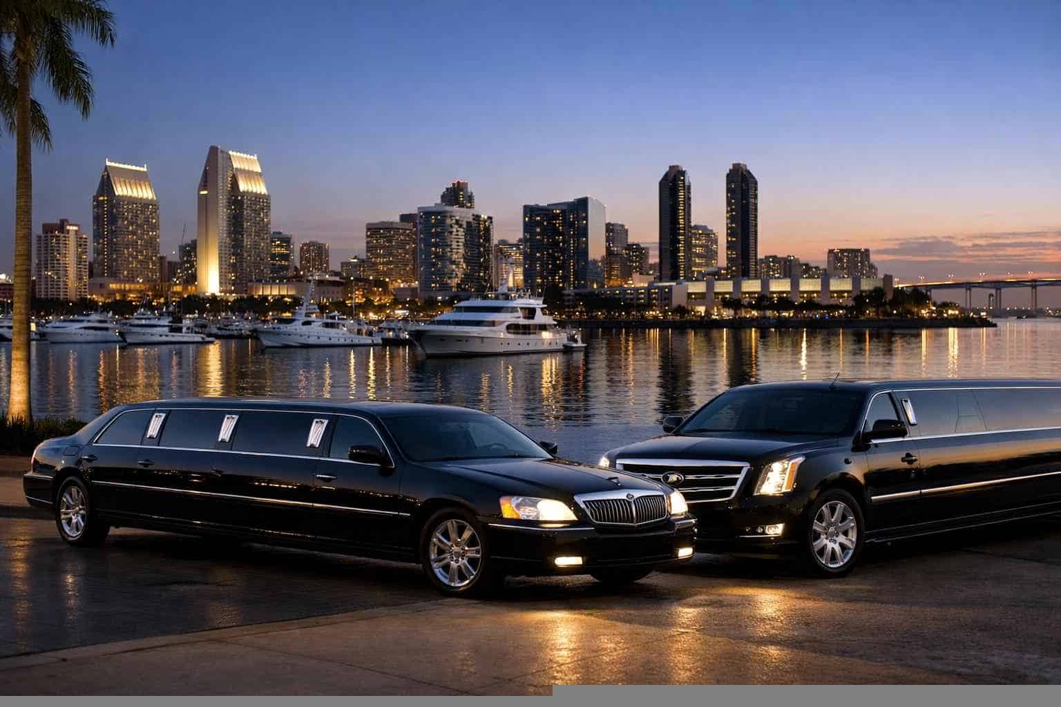 Black Limousines in San Diego California