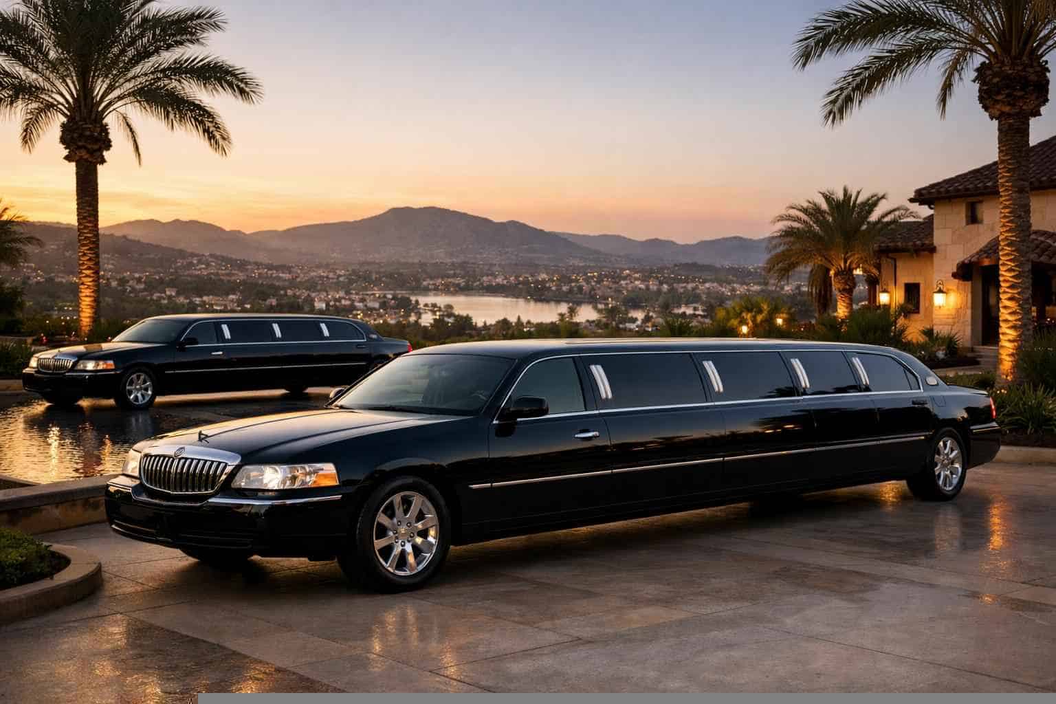 Black Limousines in San Marcos California