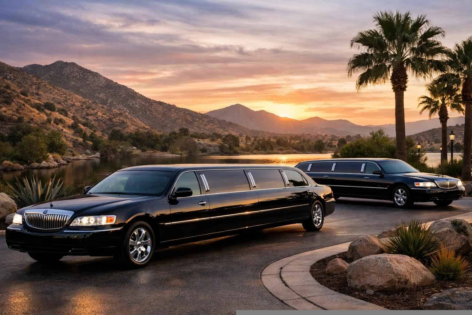 Black Limousines in Santee California