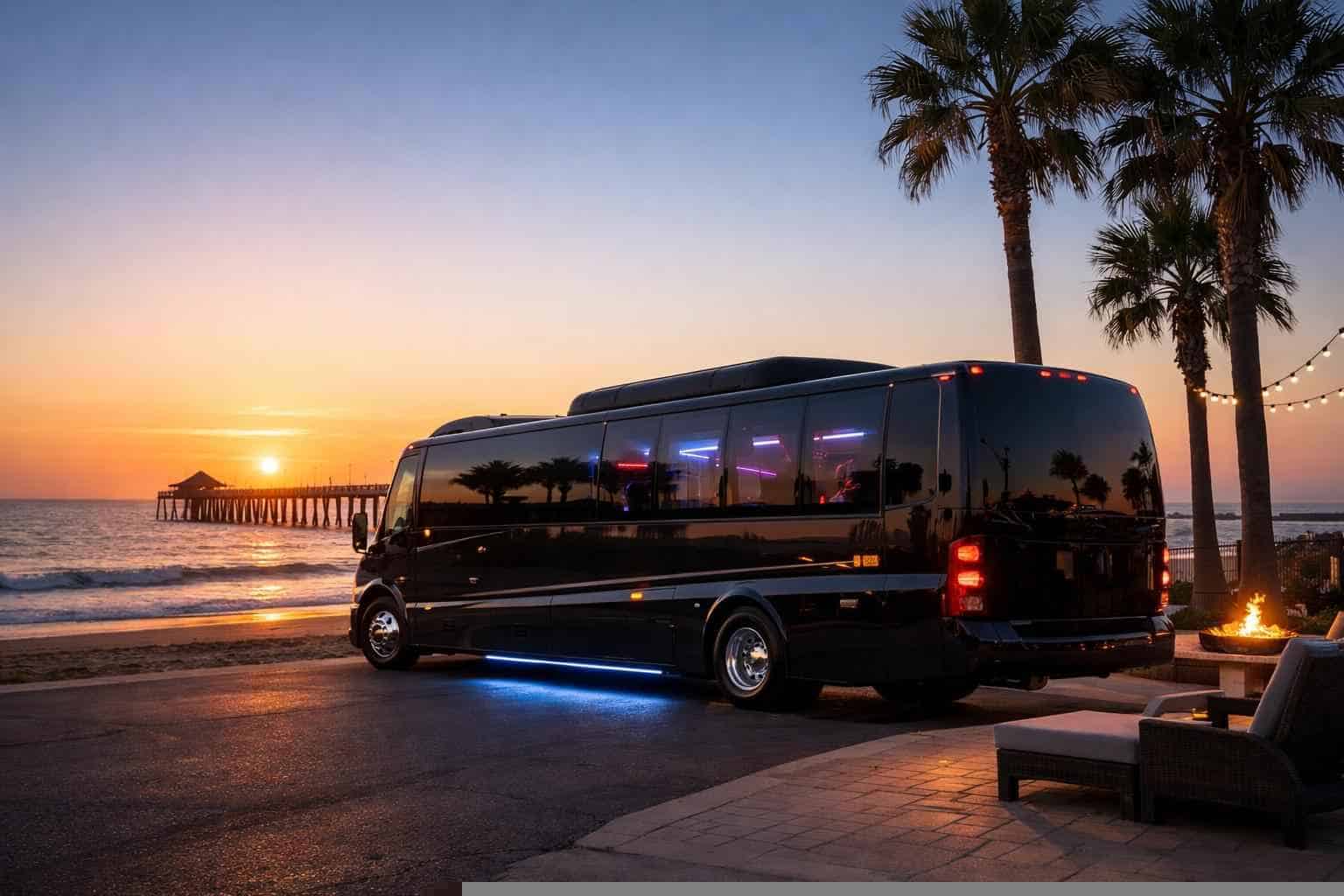 Black Party Bus Rental Imperial Beach CA