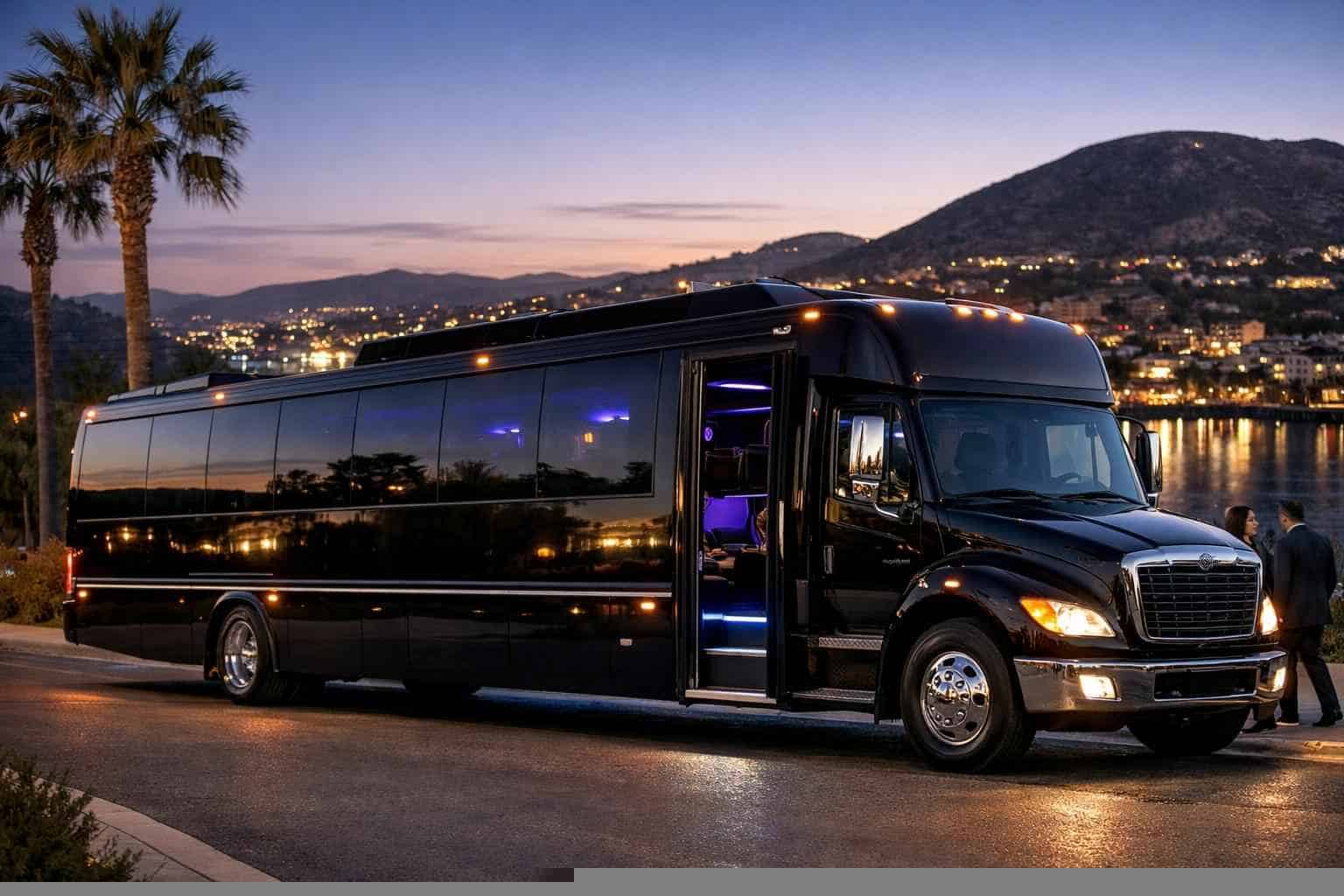 Black Party Bus Rental Near Me San Marcos CA
