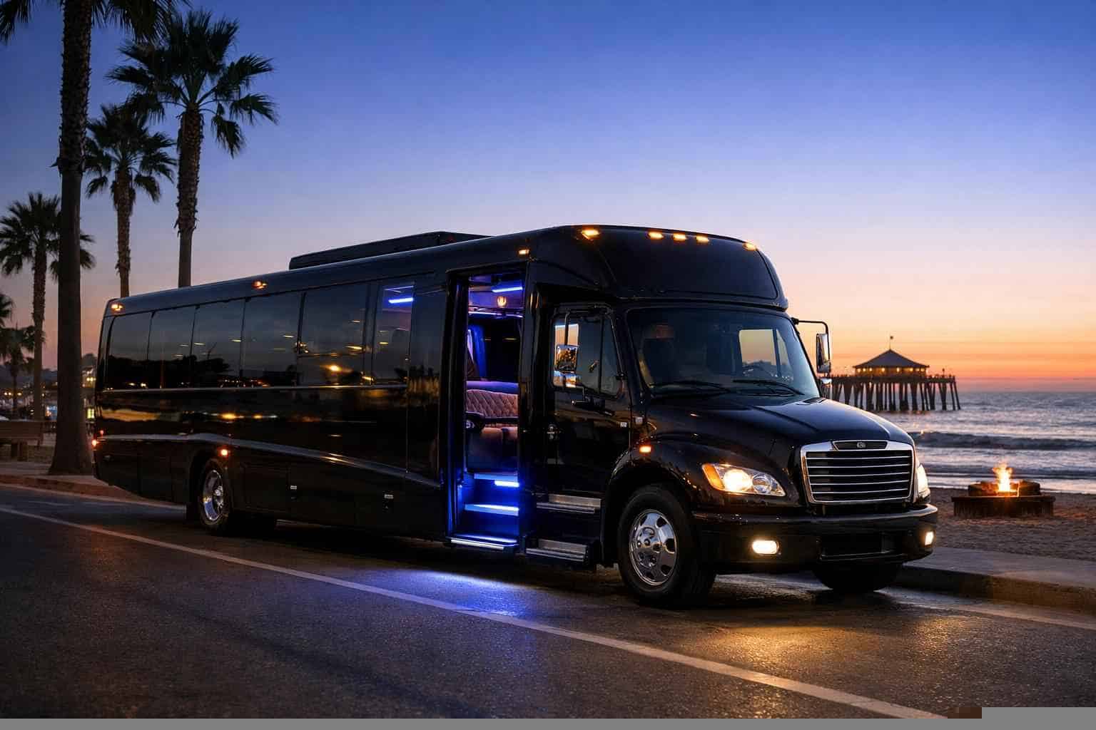 Black Party Bus Rental Services in Imperial Beach