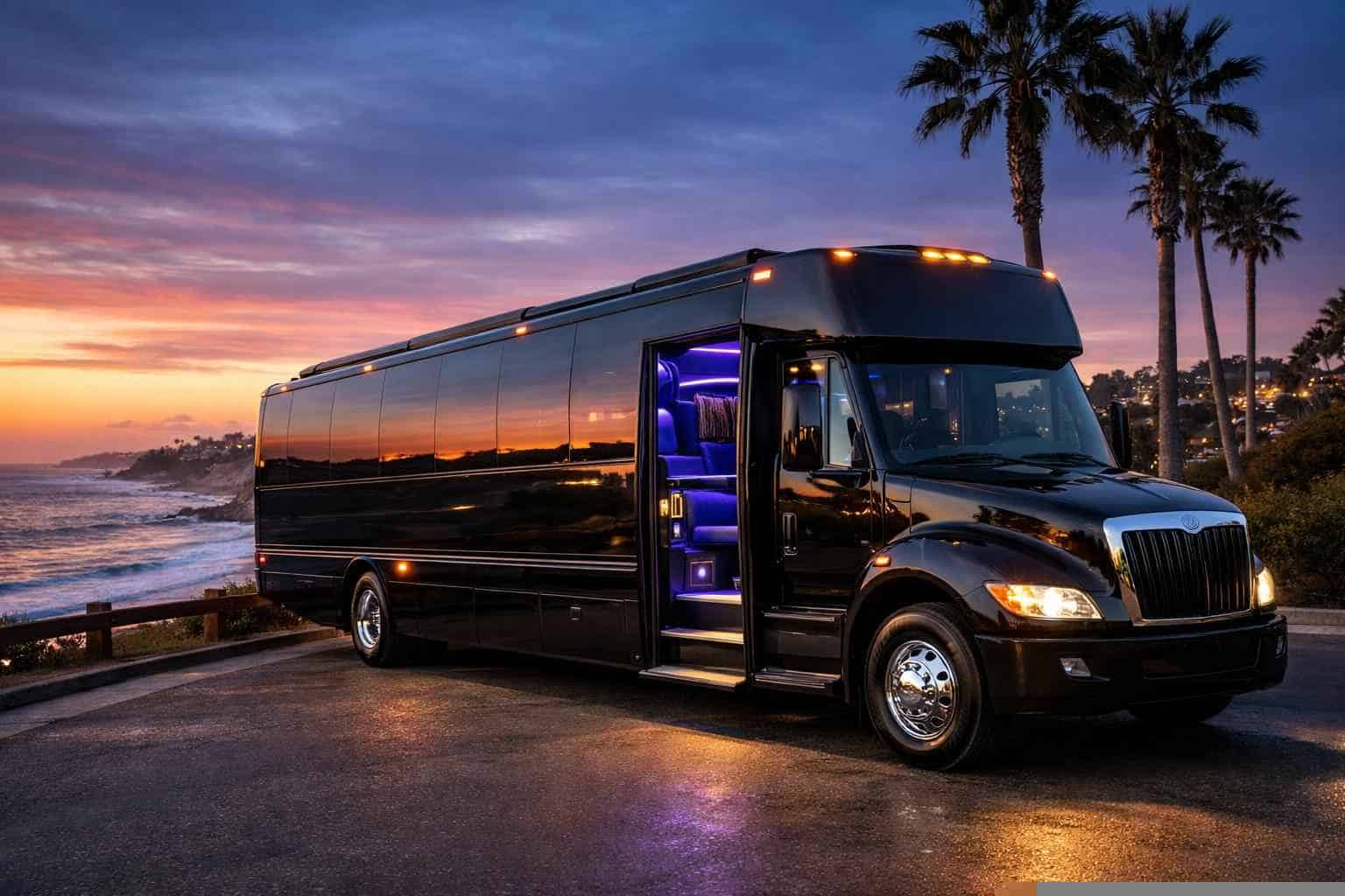 Black Party Bus Service Encinitas CA