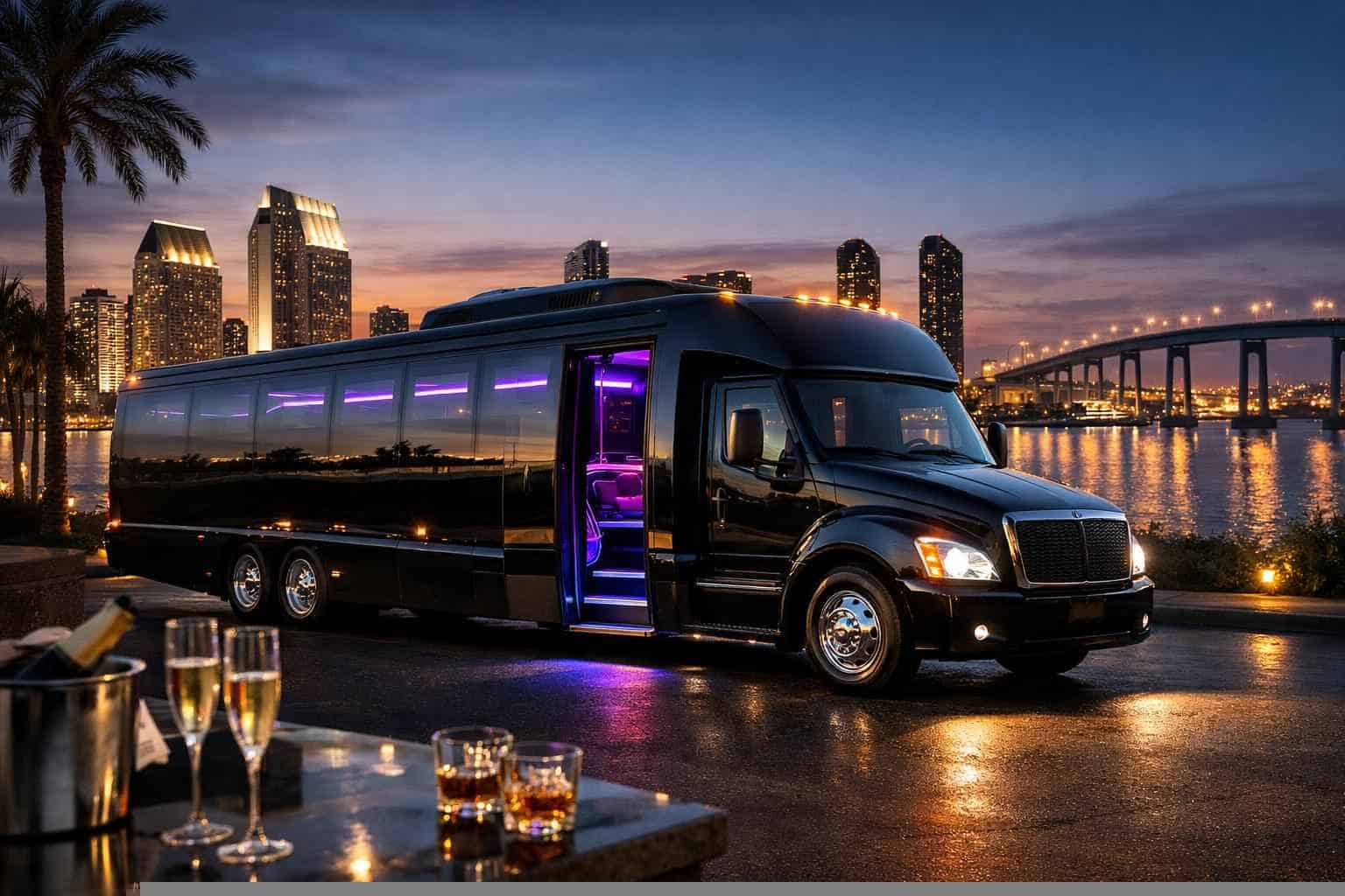 Black Party Bus Service San Diego CA
